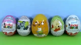 Opening Surprise Eggs Video for Kids!!! Monsters Inc. Adventure Time Winnie the pooh Kinder