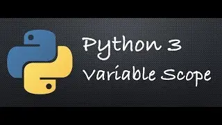 Python 3 - Variable Scope