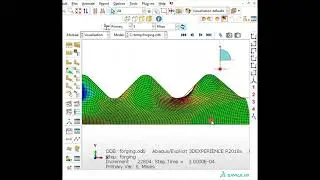 ALE Adaptive mesh domain in High strain gradient problems in abaqus مش تطبیقی در مسائلی با کرنش بالا