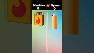 Matchbox Vs Lighter ❓|#shorts