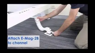 Elsafe Cable Snake Cube MX Channel to Floor Kit