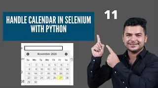 Как работать с календарем в Selenium Webdriver с помощью Python
