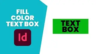 how to add fill color text box in adobe InDesign