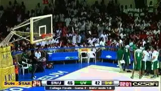 CESAFI 2012 College Finals Game 2 SWU vs UV - 2nd Half September 27, 2012
