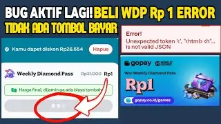 BUG CARA BELI WDP Rp 1 PERAK SPESIAL EVENT GOPAY MLBB X SAINT SEIYA ERROR TIDAK ADA TOMBOL BAYAR