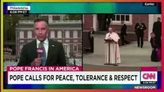 Pope Francis gives moving speech from Independence Hall
