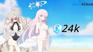 [BA] Nagisa (Swimsuit) + Mika (Swimsuit) Pulls