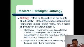 Research Paradigm (Interpretivism, Positivism & Pragmatism)