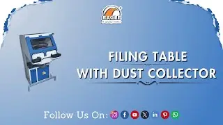 Eagle Jewellery  Filing Table With Dust Collector #jewellerymaker #goldsmithmachinery