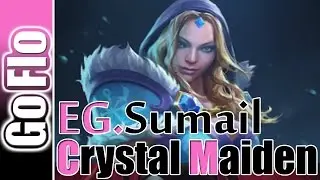 Crystal Maiden EG.Sumail Dota 2 Pro Full Gameplay