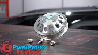 Mustang Steeda Water Pump Pulley Billet 5.0L 2011-2020 Installation