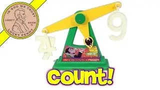 Sesame Street The Count's Counting Scale Learning Math Balance, by Questor Toys 1978