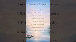 Transformation, Life, and Success