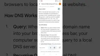 DNS in computer networking #Domain name system
