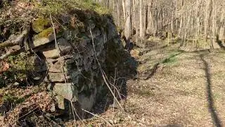 walking along the old railroad right of the way erskine  WV