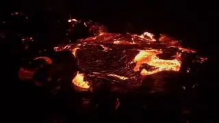 Incredible lava time lapse!