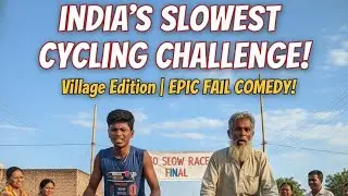 Slow Cycle Race In My Village #video #viral #villagelife #race #trending 