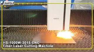 HARSLE 1000W-3015 CNC Fiber Laser Cutting Machine with IPG Laser source, 1KW Metal laser cutting