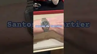 Cartier Santos de Cartier - on wirst
