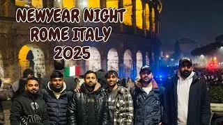 NEW YEAR NIGHT ROME ITALY | HAPPY NEW YEAR 2025 | UNIQUE EXPERANCE | FIREWORK