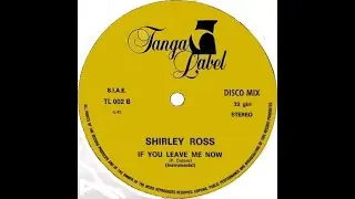 Shirley Ross - If You Leave Me Now (Instrumental) Italo Disco 1983