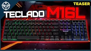 TEASER Teclado Gamer TGT M16L, Rainbow, ABNT2