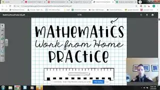 How to Access an At Home Math Packet for Middle School