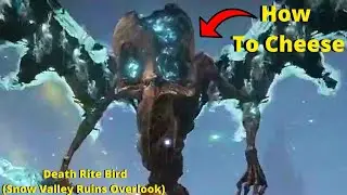 Elden Ring: How to cheese Death Rite Bird(Snow Valley Ruins Overlook)