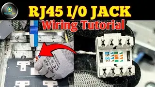 RJ45 I/O Jack Connection Kaise Kare? ⚡ Internet Wall Socket Wiring (Step-by-Step Hindi)