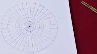 How to Draw Mandala Guidelines with Basic Tools/ #drawing #art #mandala #guidelines