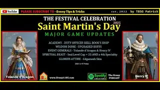 Evony TKR - Saint Martin's Day Event 2025 (Major Game Updates)