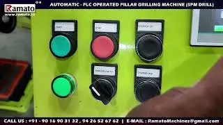 🚀 CNC Automatic Pillar Drill Machine | PLC Controlled Drill by HMP / Ramato | Rajlaxmi Machine Tools