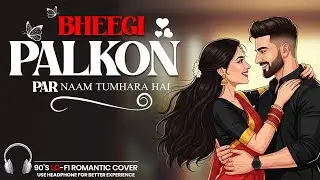 Bheegi Palkon Par Naam Tumhara Hai | Emotional Hindi Song |Romantic Love Melody |Late Night Feelings