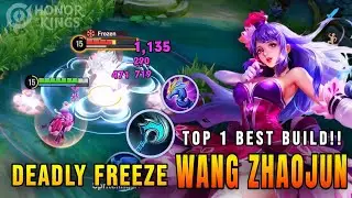 NO ESCAPE!! Wang Zhaojun&rsquo;s Deadly Freeze &ndash; Top 1 Best Build | Honor of Kings