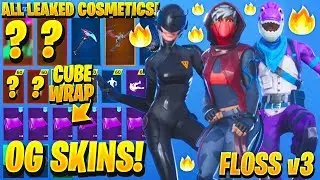 *NEW* All Leaked Fortnite Season 10 Skins & Emotes..! *Floss 3* (Vibin, Sugar Rush,Facet, B.R.U.T.E)