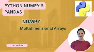 #7.3 Multidimensional Arrays in Python | 2D & 3D Arrays Explained with Examples | Python NumPy