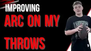 Working on Football Throwing Motions - Improving Arc
