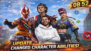 After Update Character Ability Change Free Fire 😱 | OB52 Update Free Fire | New Character Ability