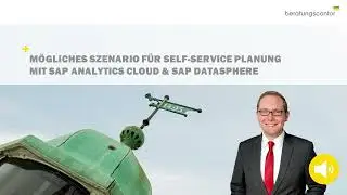M&ouml;gliches Szenario f&uuml;r Self-Service Planung mit SAP Analytics Cloud & SAP Datasphere