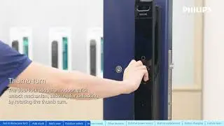 Philips Smart Lock DDL902-MFVP-11HWS Instruction Guide