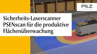 Sicherheits-Laserscanner PSENscan &ndash; dynamische Navigation von fahrerlosen Transportsystemen | Pilz