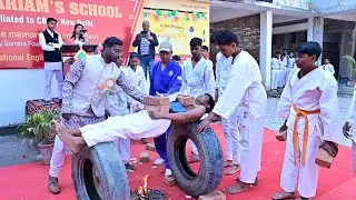 St Mariam School Karate performance