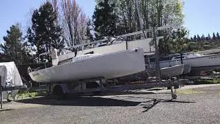 J/70 Mast Stepping Timelapse