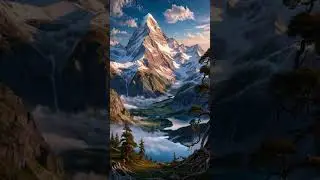 AI Relaxing Generation 🌄✨ - Mountain Ambient 🎶 #ai #ambientmusic #relaxing