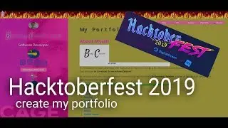 Hacktoberfest 2019 Create my portfolio! Timelapse