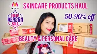 Myntra End Of Reason Sale Skin Care Products Haul | 50-90% Off Beauty & Personal Care 