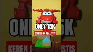 BRICK SUPER WINGS LUCU DAN IMUT #youtube #shorts #reels  #superwings #toys #mainan #jet #super #asmr