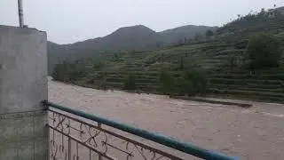 upper dir River #Flood #Rain #Mohmanddam #PakDam