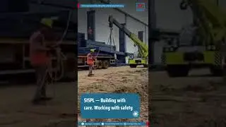 Safety First at SISPL | Morning Briefing Before Construction Work 🦺 #Shorts #industrialconstruction