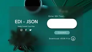 Veersa Hackathon (EDI to JSON File Format)